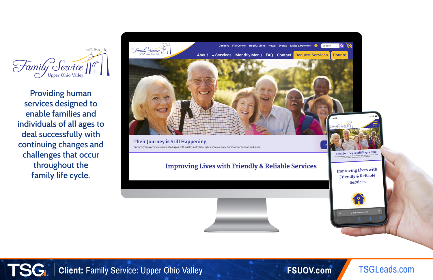 TSG Launches NEW Family Service Upper Ohio Valley site! > News